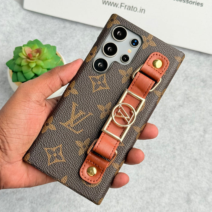 Luxury Strap Holder Case for Samsung Galaxy – Chic Designer Style