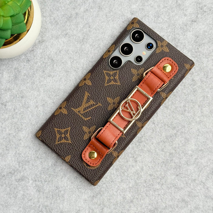 Luxury Strap Holder Case for Samsung Galaxy – Chic Designer Style