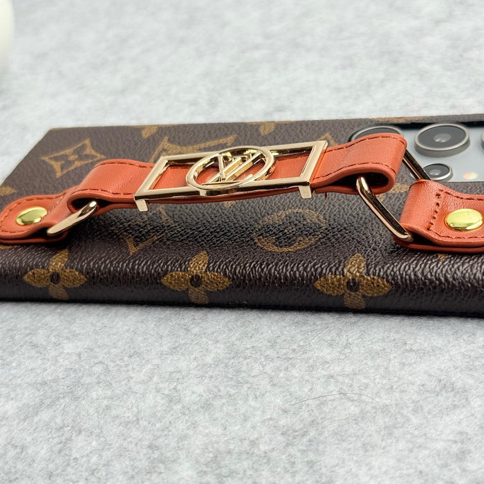 Luxury Strap Holder Case for Samsung Galaxy – Chic Designer Style