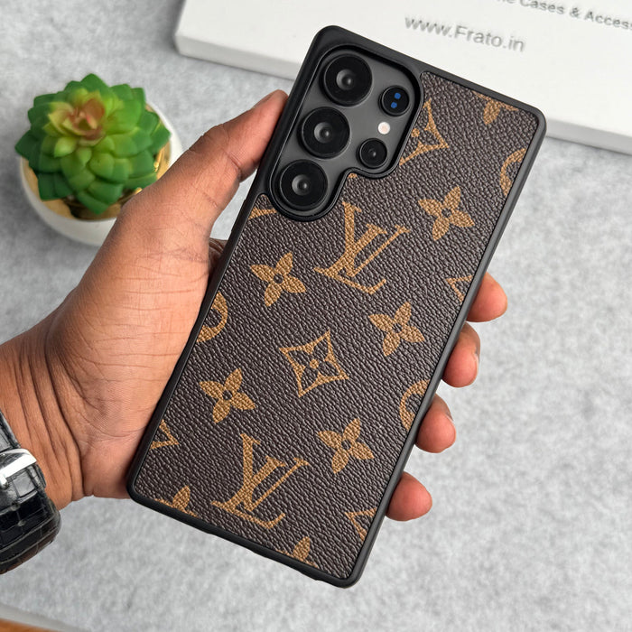BROWN LV Style Case for Samsung Galaxy