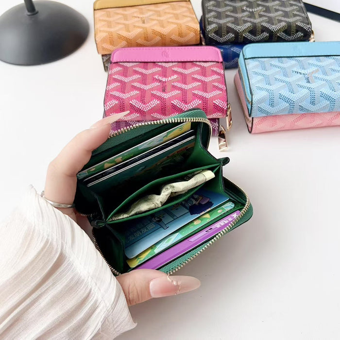 Luxury Zipper ID Card Holder