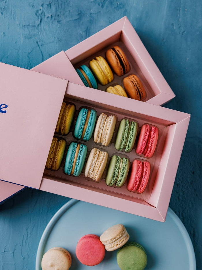Patisserie Valerie's handmade Macaron Gift Box cake delivery