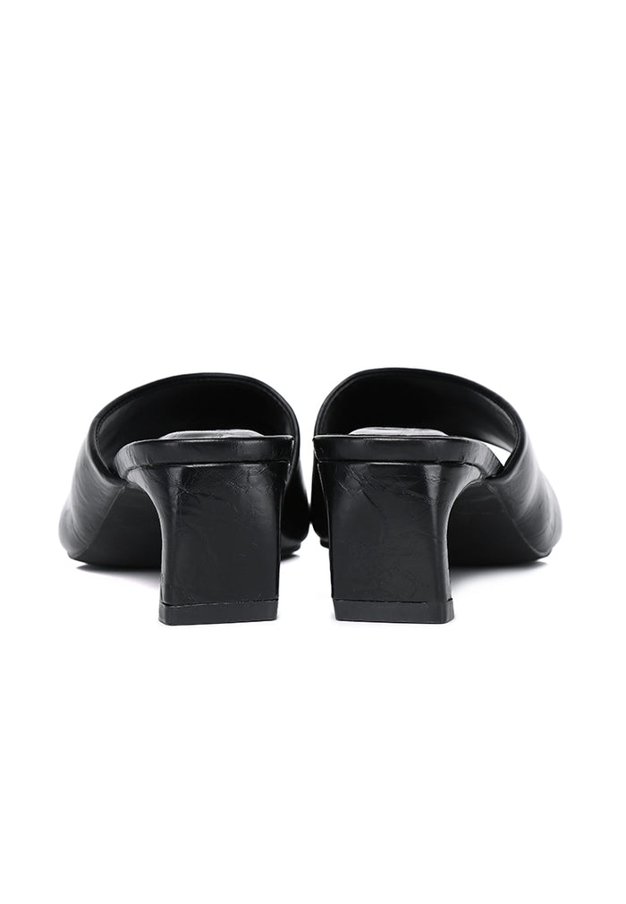 Marcela Heeled Sandals (Black)