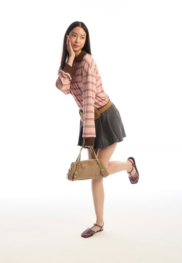 Marley Slouchy Handbag (Taupe)
