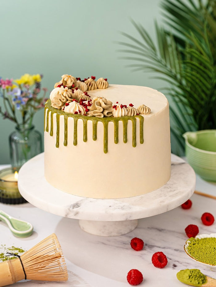 Matcha & Raspberry Indulgence Cake - Patisserie Valerie
