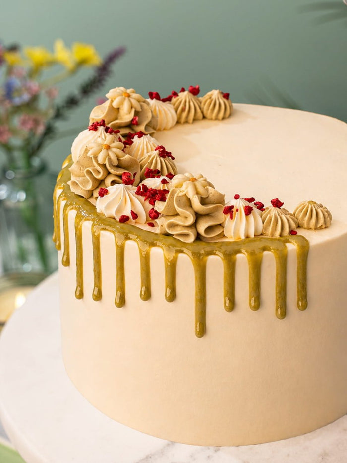 Matcha & Raspberry Indulgence Cake - Patisserie Valerie
