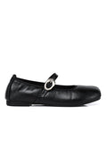 Maura Mary Jane Ballerina Flats (Black)