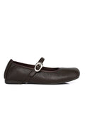 Maura Mary Jane Ballerina Flats (Espresso)