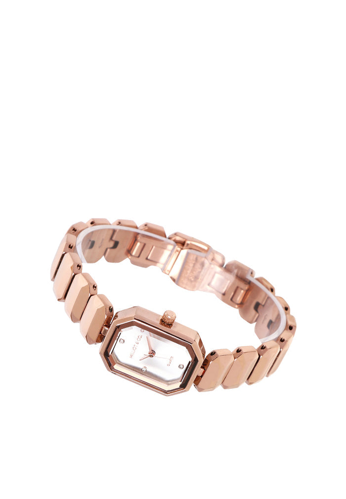 Maya Stainless Steel Bracelet Watch (Rose Gold)