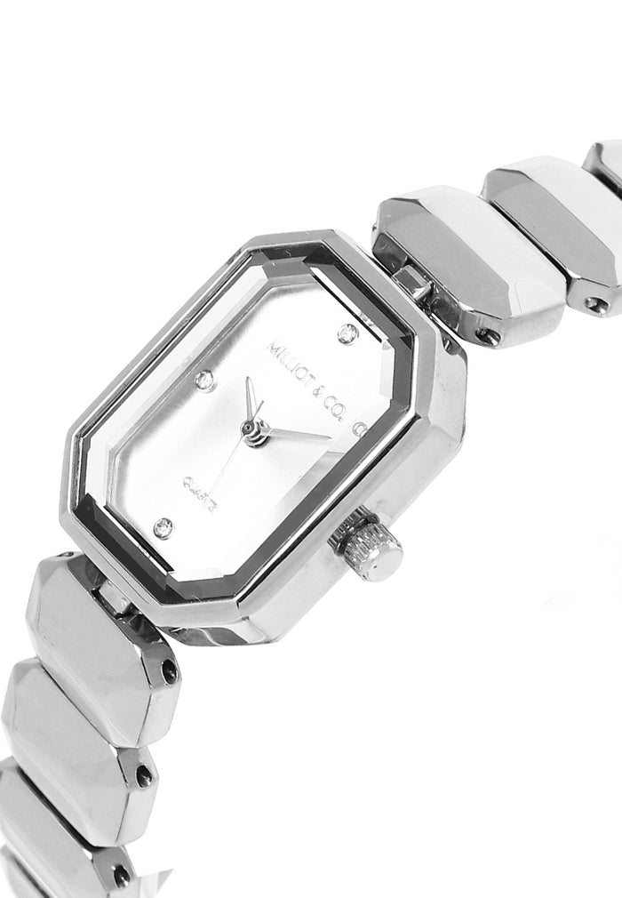 Maya Stainless Steel Bracelet Watch (Silver)