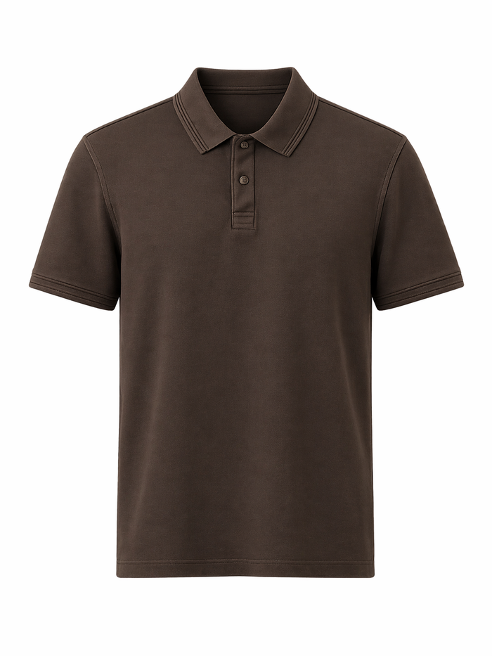 Men After Dark Polo Collar T-shirt