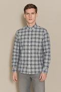 Men Air-Force Tartan Checks Checked Casual Shirt