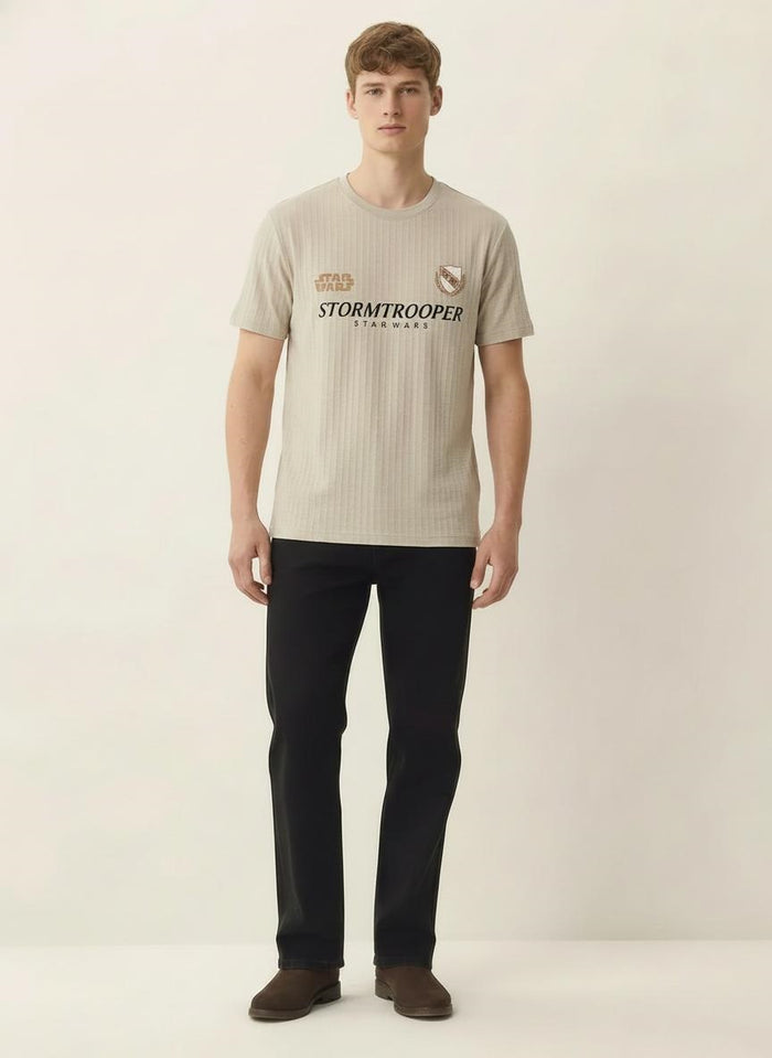 Men Arona Round Neck Printed T-shirt