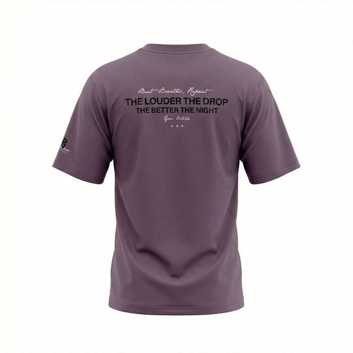 Men Black Currant Printed T-shirt