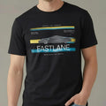 Men Black Round Neck  Printed T-shirt