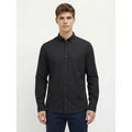 Men Black Solid Casual Shirt