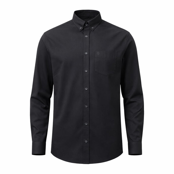 Men Black Solid Casual Shirt