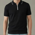 Men Black Solid T-Shirt