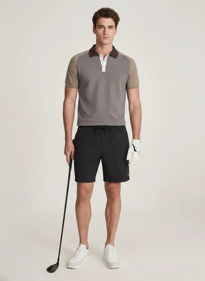 Men Black Sports Shorts