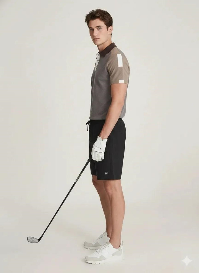 Men Black Sports Shorts