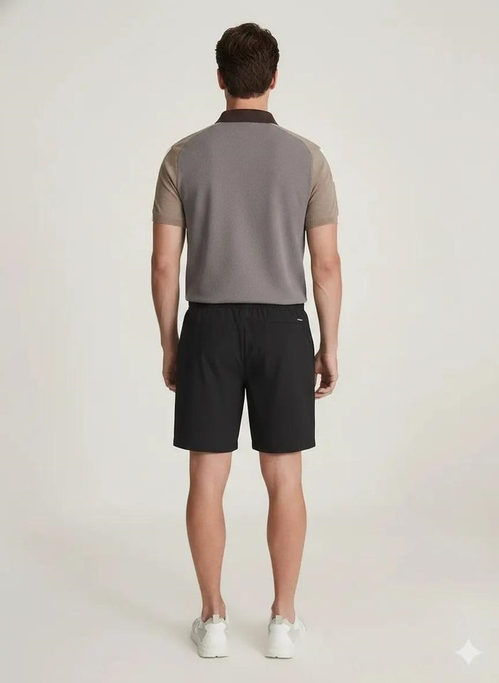 Men Black Sports Shorts
