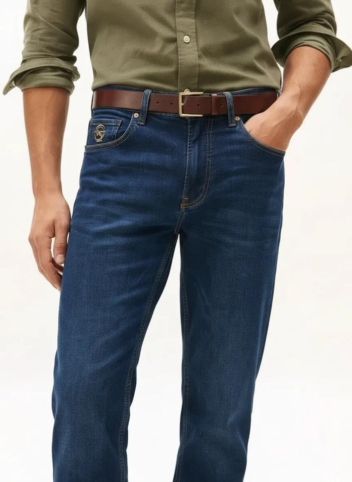Men Bootcut Mid-Rise Light Fade Stretchable Jeans