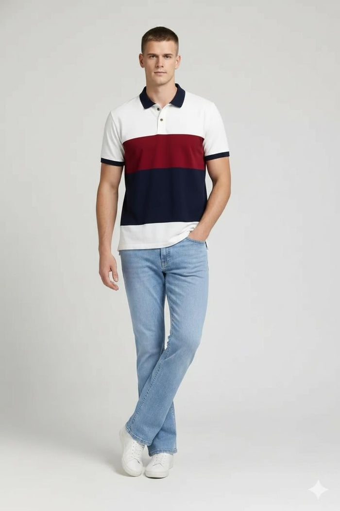 Men Bootcut Mid-Rise Light Fade Stretchable Jeans