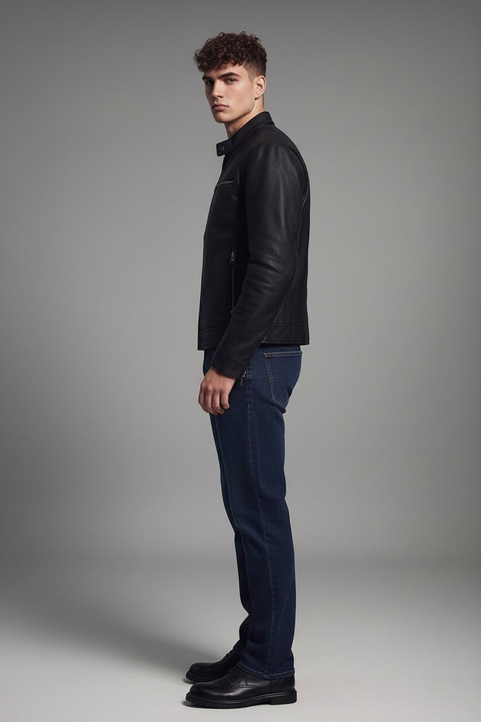 Men Bootcut Mid-Rise Stretchable Jeans