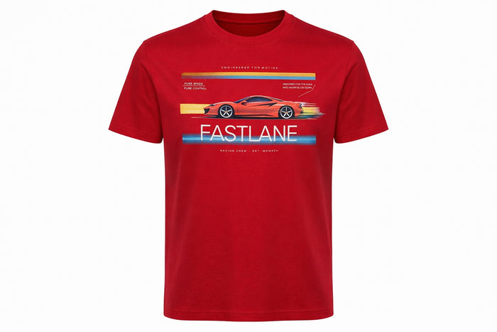 Men Brick Round Neck  Printed T-shirt