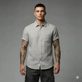 Men Casual Natural Shirt