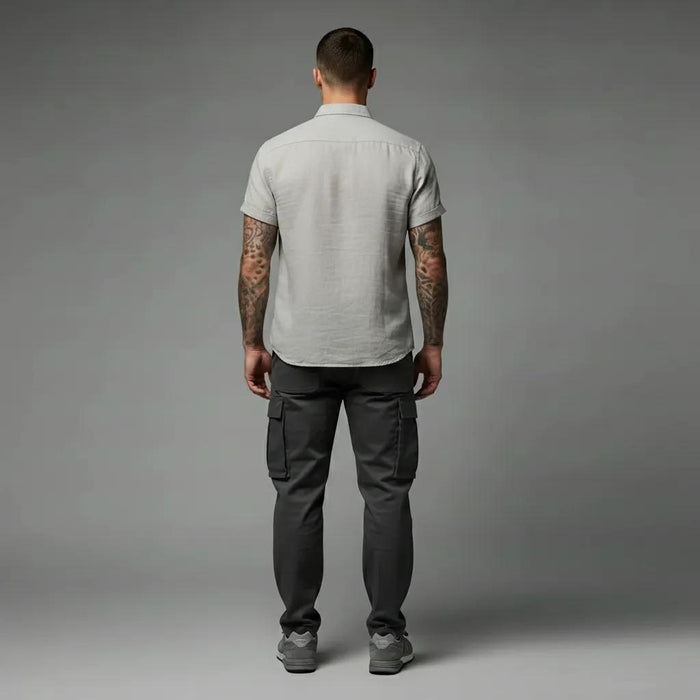 Men Casual Natural Shirt
