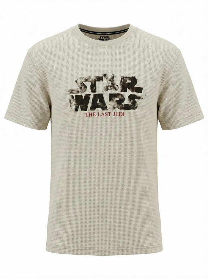 Men Chalk Star Wars Printed T-shirt