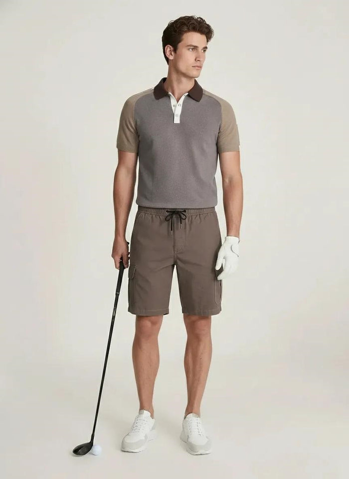 Men Choco Cargo Shorts