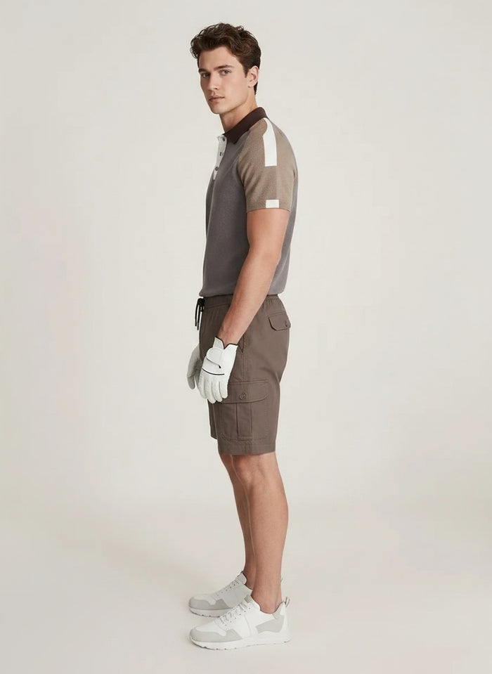 Men Choco Cargo Shorts