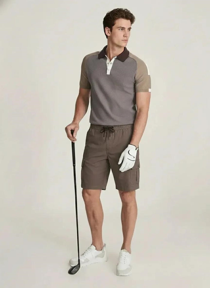 Men Choco Cargo Shorts