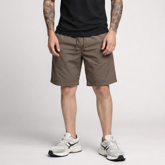 Men Choco Solid Shorts