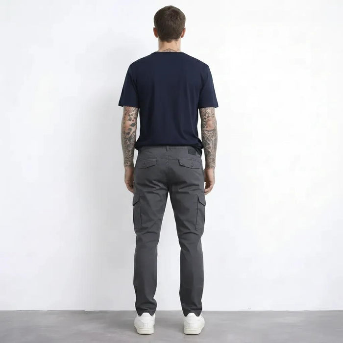 Men Coal Regular Fit Cargos
