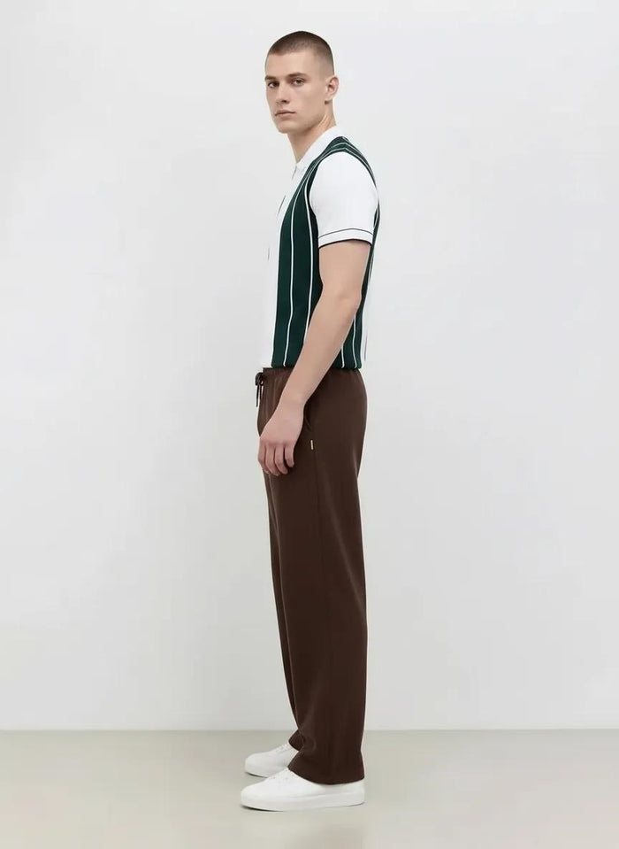 Men Coffee Solid Regular Fit Track Pants