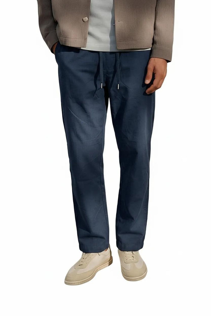 Men Cotton Mid Rise Track Pants