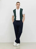 Men Dark Navy Solid Regular Fit Track Pants