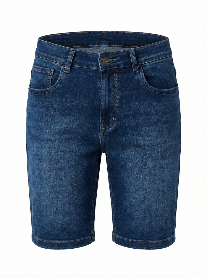 Men Dark Urban Solid Short