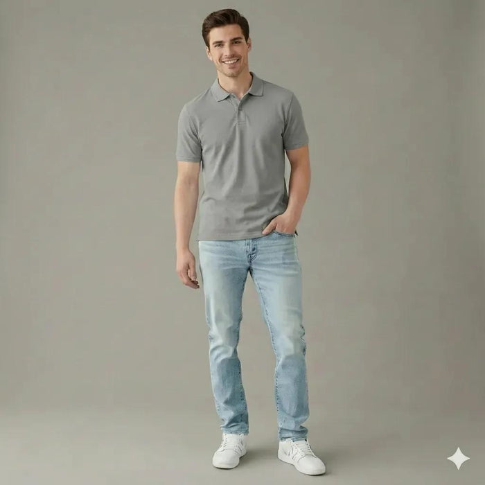 Men Dove Polo Collar T-shirt