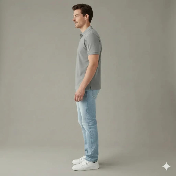 Men Dove Polo Collar T-shirt