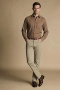 Men Duck Solid Polo Neck Casual Shirt