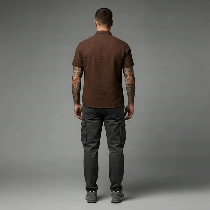 Men Espresso Casual Shirt