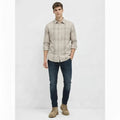 Men Fern Checked Casual Shirt