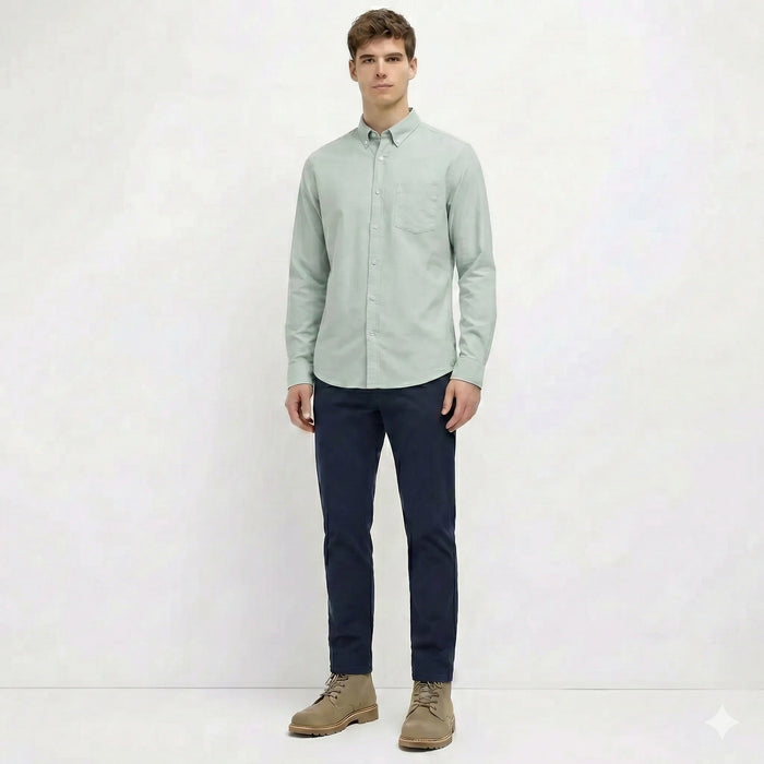 Men Fern Solid Casual Shirt