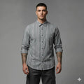 Men Fern Striped Casual Shirt