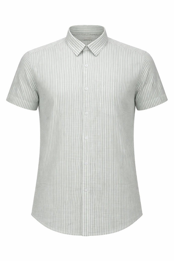 Men Fern Striped Casual Shirt