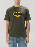 Men Four Leaf Batman Printed T-shirt